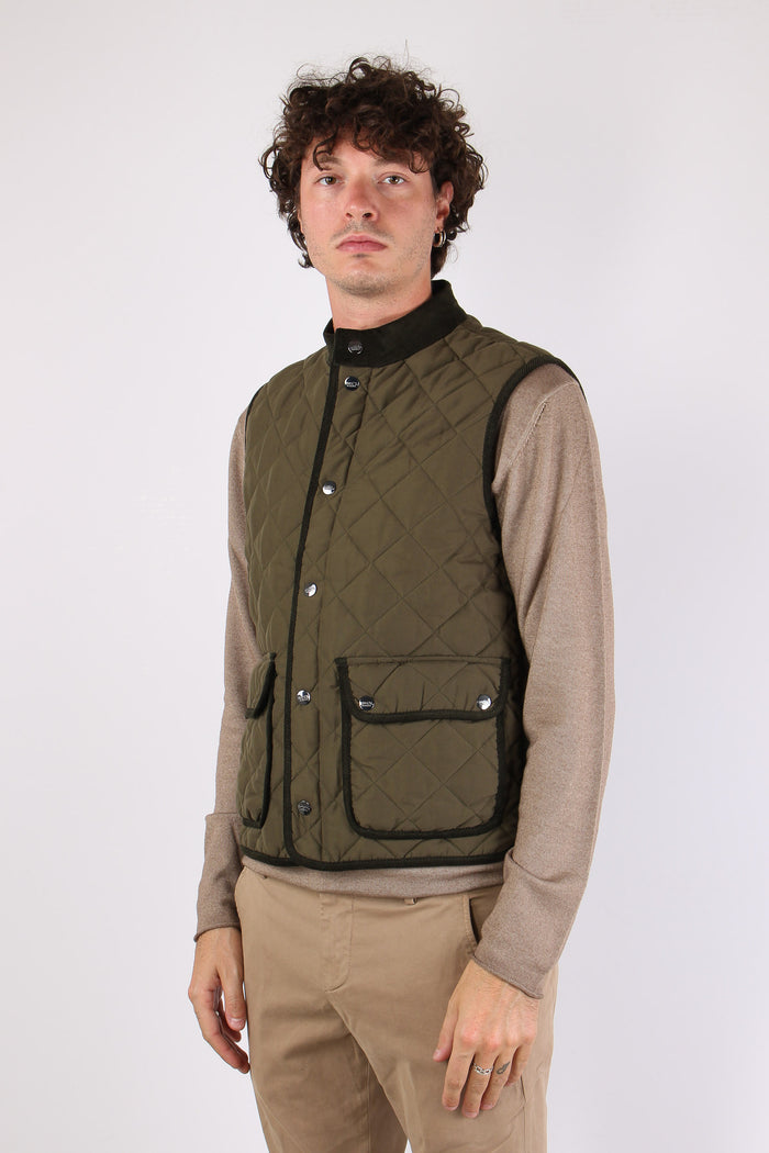 Frank Gilet Inserto Velluto Militare-2