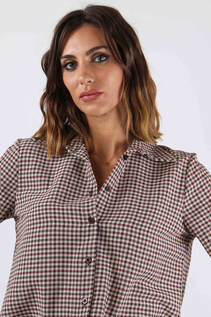 Camicia Micro Quadro Borux/moro-7