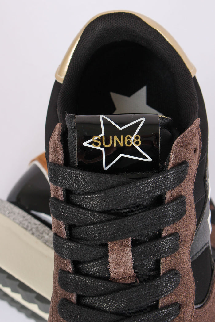 Sneakers Big Stargilr Mix Materials Nero-8