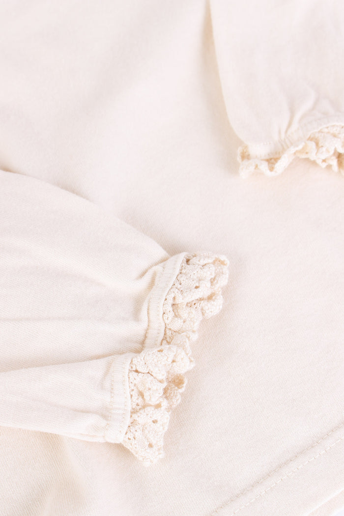 T-shirt Manica Lunga Ivory-3