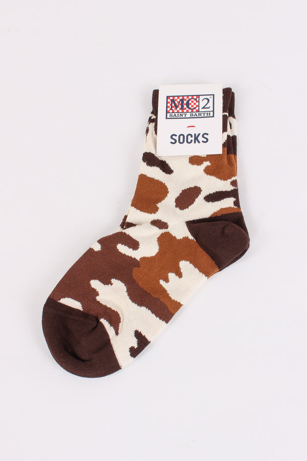 Calzino Lungo Cow Cow-2