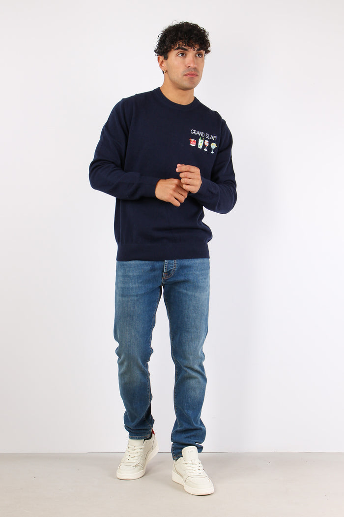 Girocollo Grand Slam Blu-3