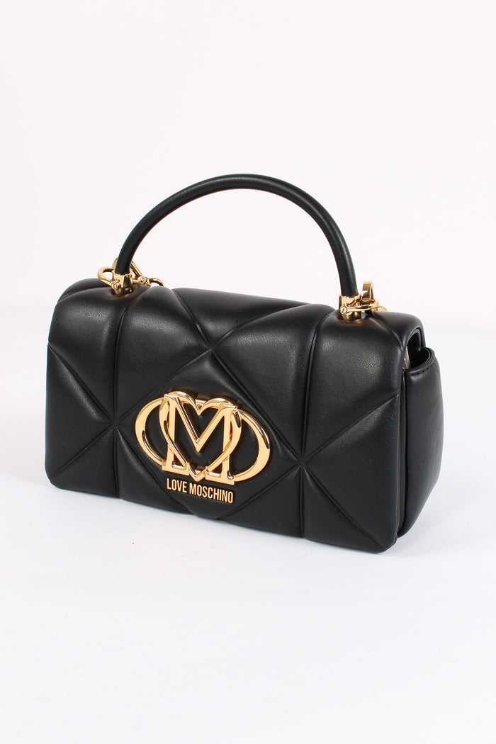 Tracolla 1 Manico Matelasse Nero-4