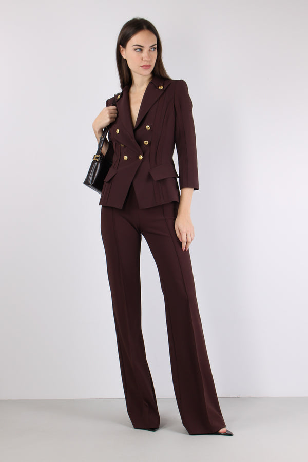 Giacca Doppiopetto Essensial Cacao