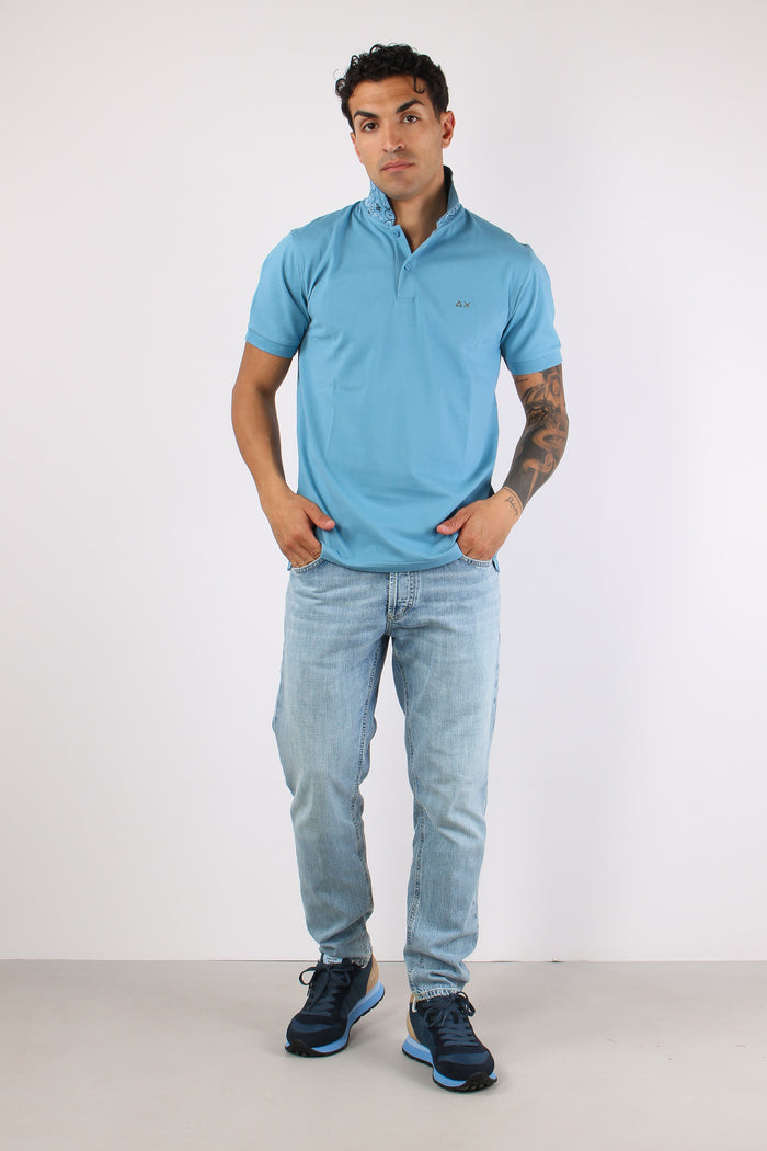 Polo Sotto Collo Bandana Avio-2