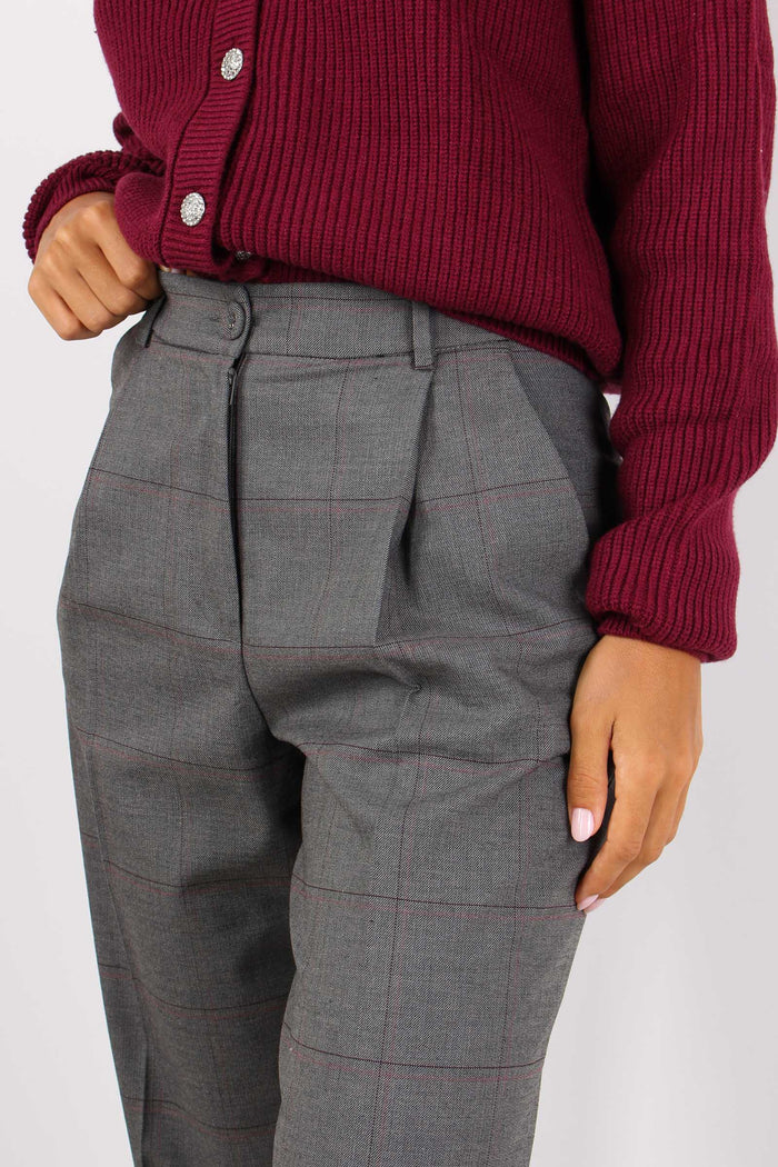 Hattilas Pantalone Mini Pences Grigio/bordeaux-7