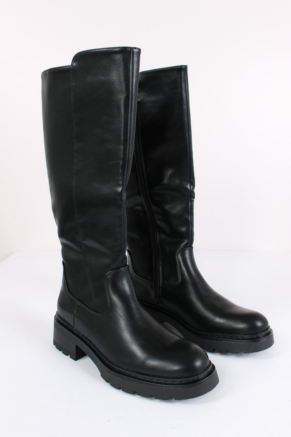 Stivale Gambale Alto Black-2