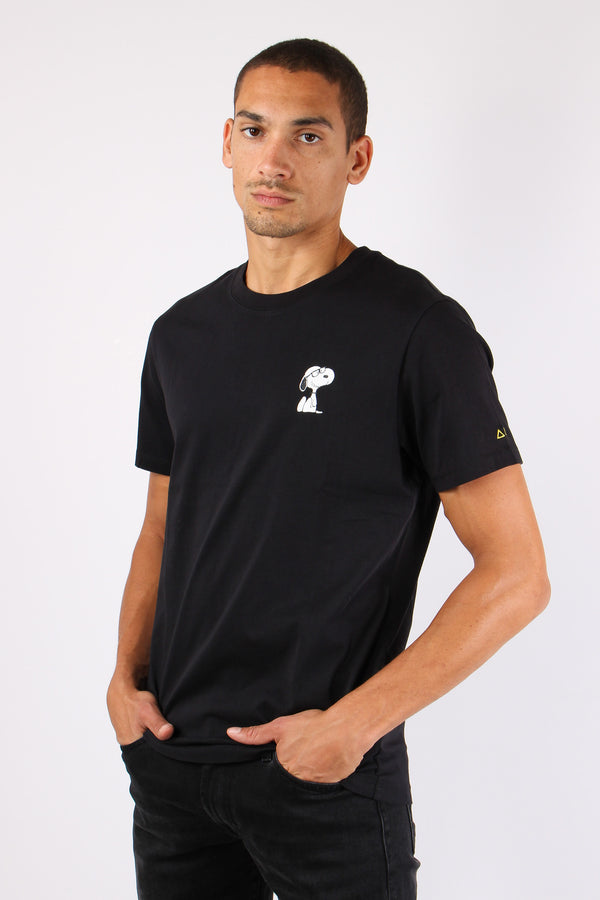 T-shirt Logo Laterale Nero