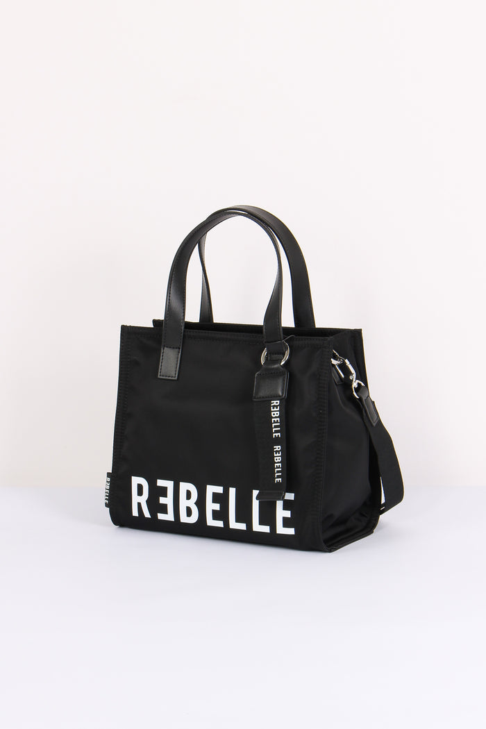 Poppy Shopping Nylon Mini Black-2