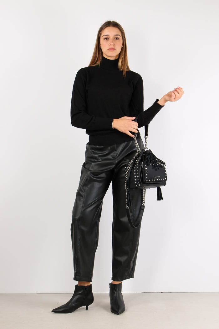 Lupetto Viscosa Nero