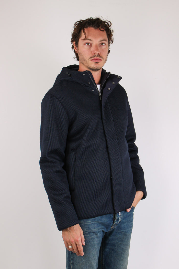 Bomber Cappuccio Navy-5