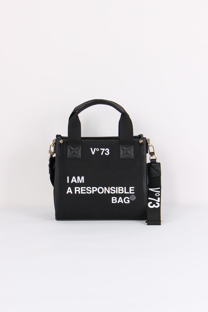 Responsability Bis Mini Tote Nero