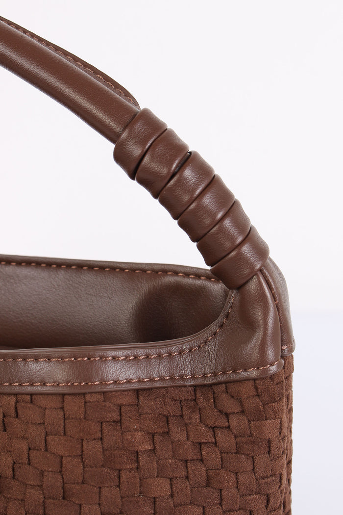 Zelda Pochette Intreccio Moro-8