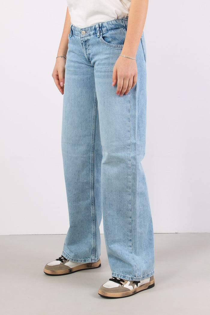 Denim Vita Bassa Denim Chiaro-3