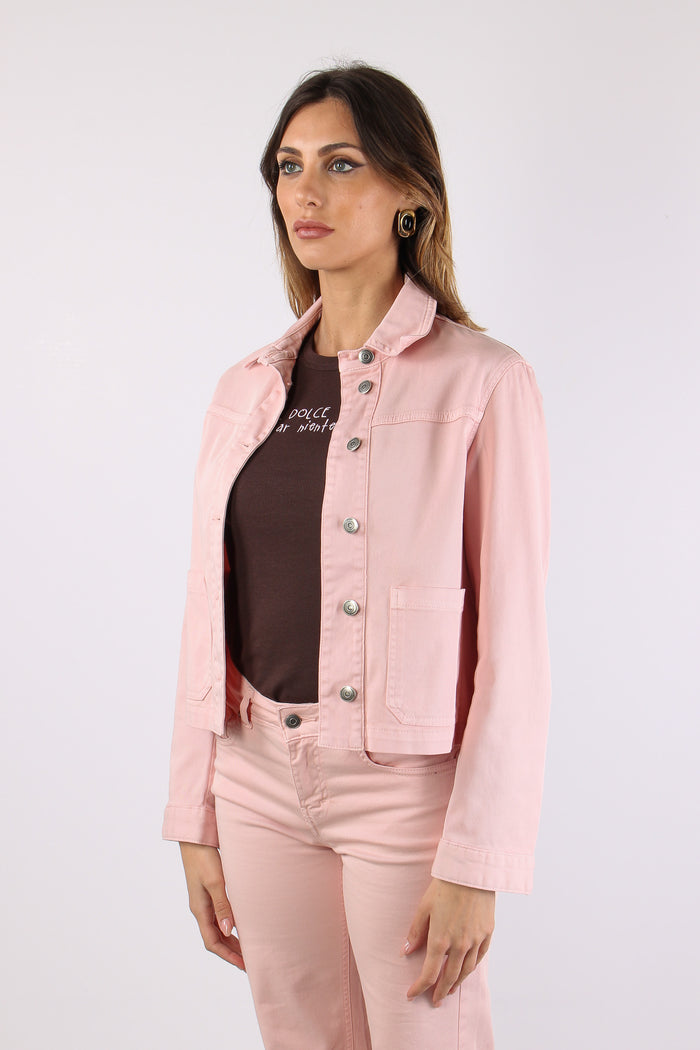 Giubbotto Bull Tasche Rosa-3