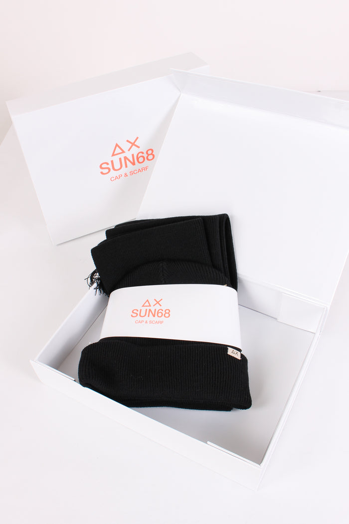 Box Cuffia Sciarpa Costa Ingle Nero-2