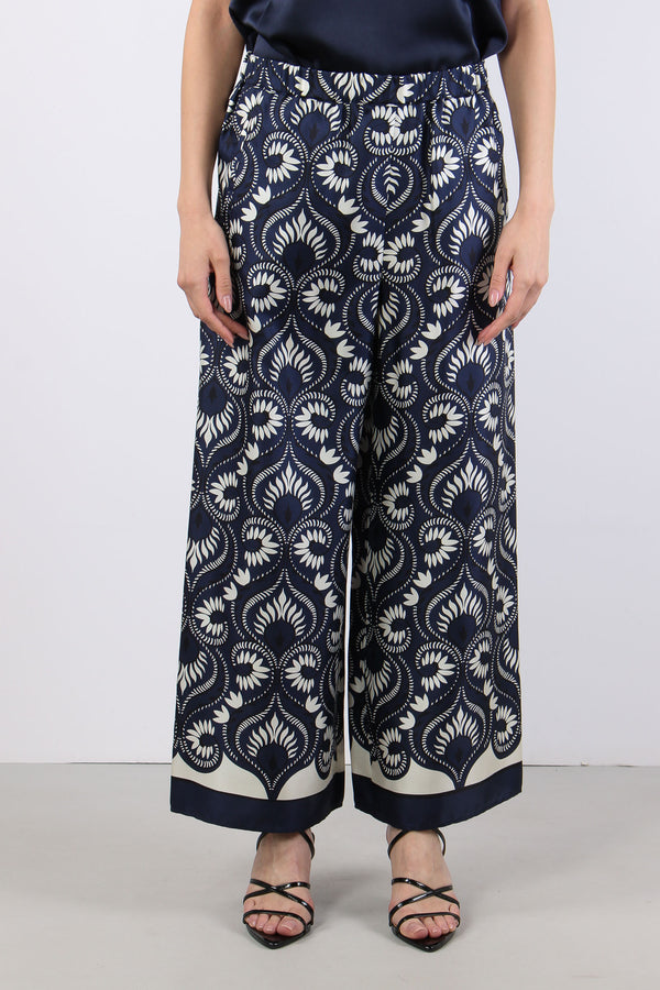 Wkdottico Pantalone Seta Fantasia Foulard Patch-2