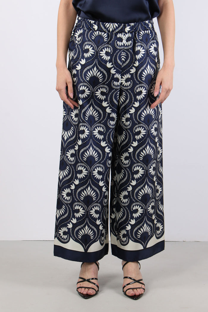 Wkdottico Pantalone Seta Fantasia Foulard Patch-2