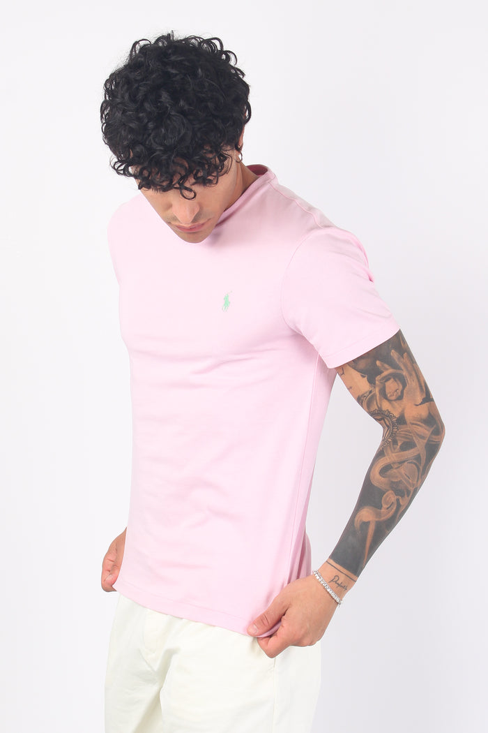 T-shirt Jersey Manica Corta Garden Pink-6