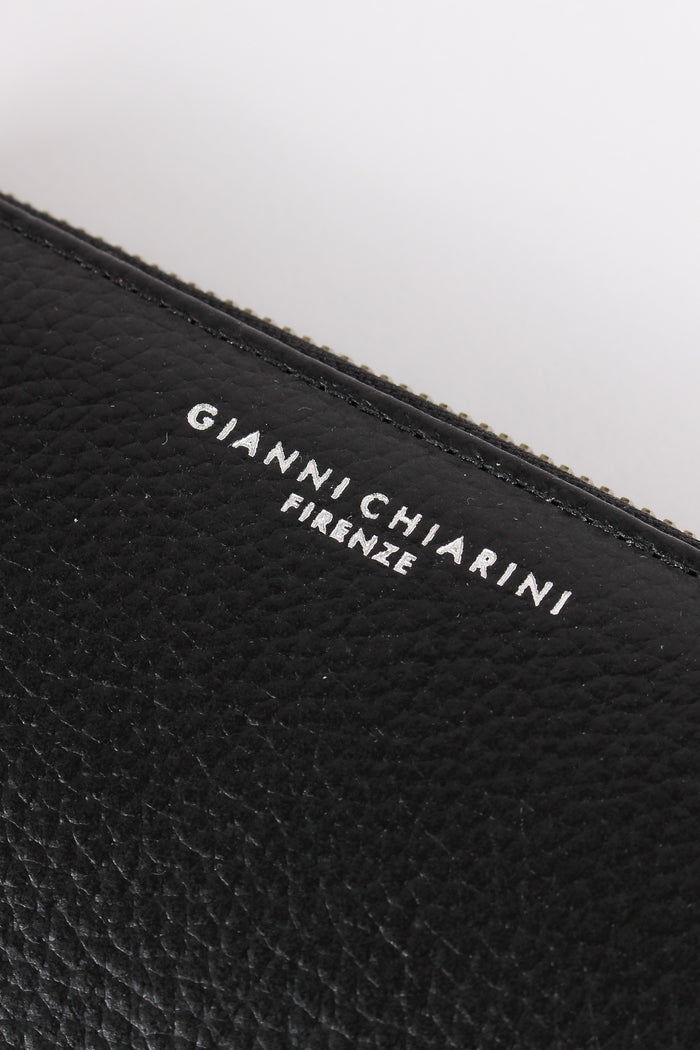 Portafoglio Grande Zip Nero-6