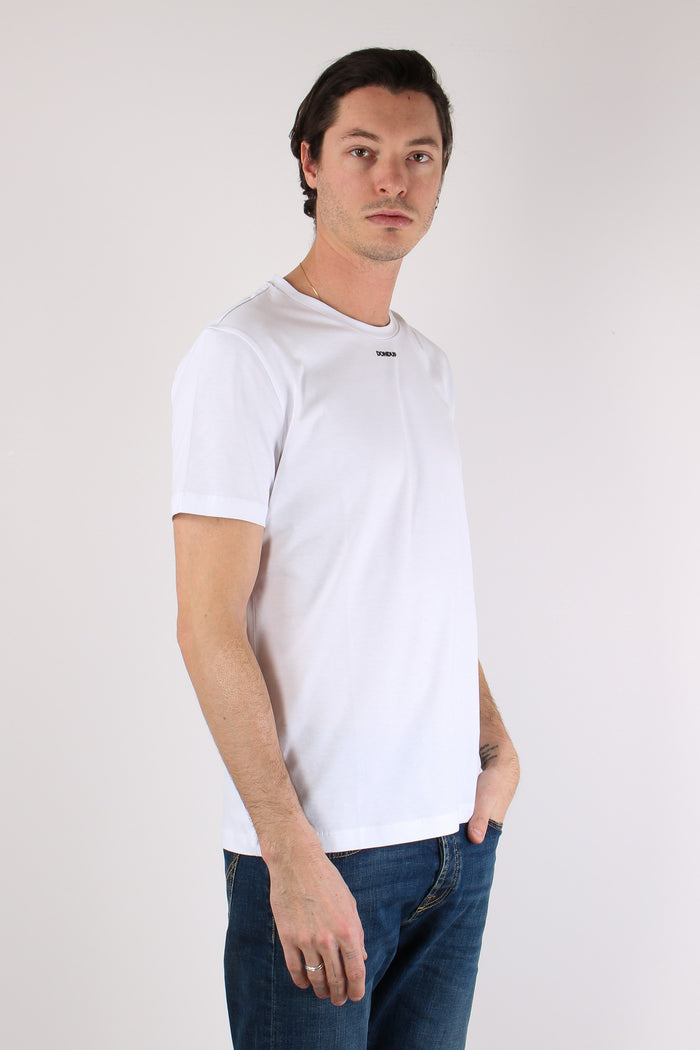 T-shirt Logo Scritta Bianco-9