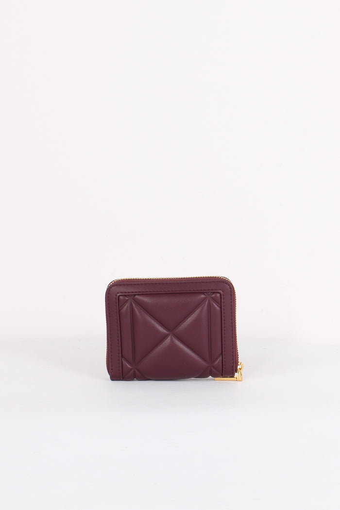 Zip Around Piccolo Matelasse Vino-3