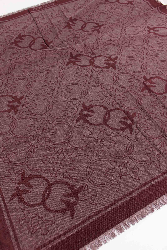 Polonia Foulard Jacquard Bordeaux-3