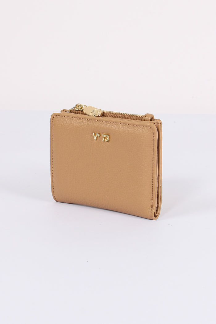 Keira Portafoglio Small Zip Around Beige-2