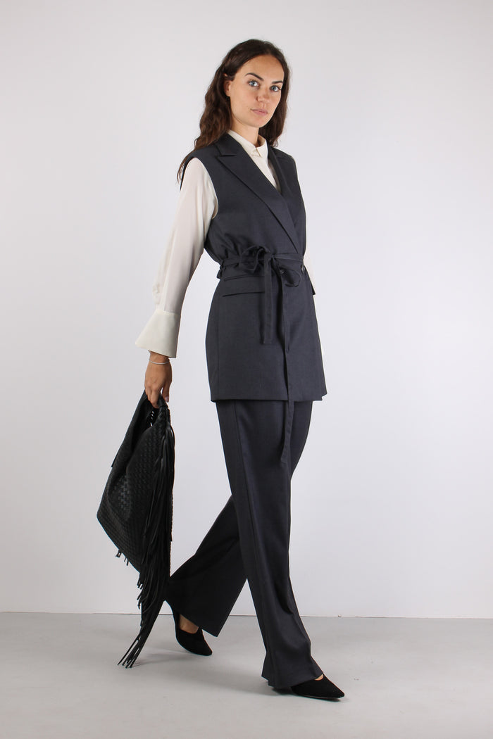 Gilet Lungo Cinturato Foregd Iron-3