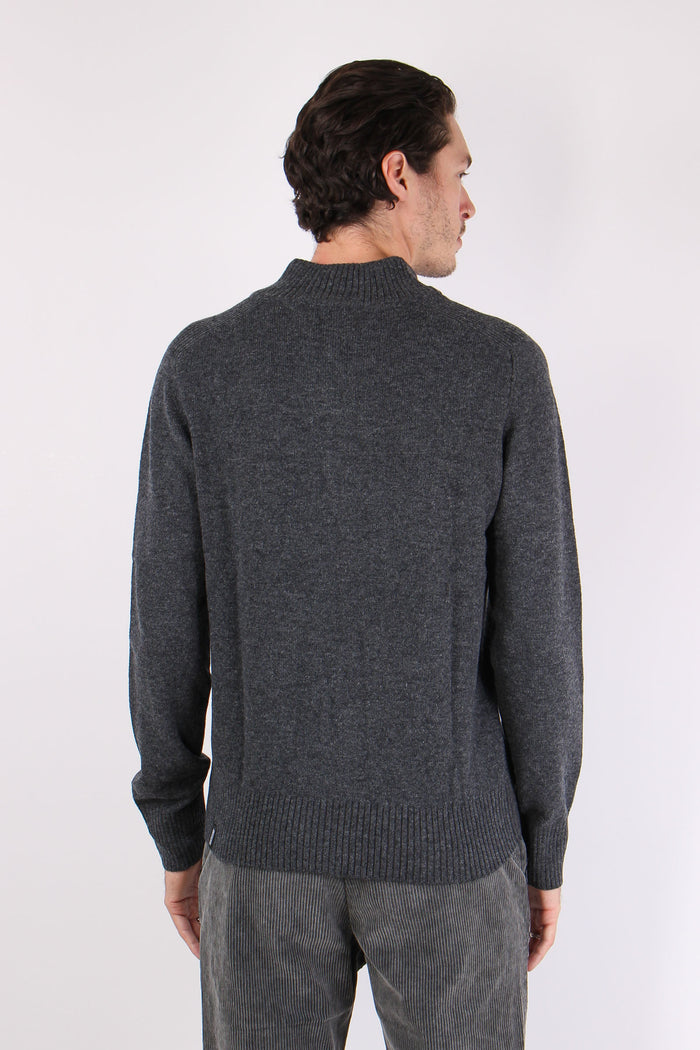 Collo Alto  Cotone Dark Grey-5