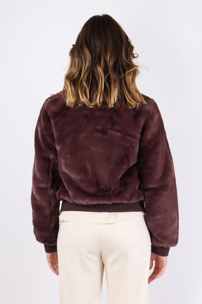 Bomber Gancio Collo Chocolate Bean-4