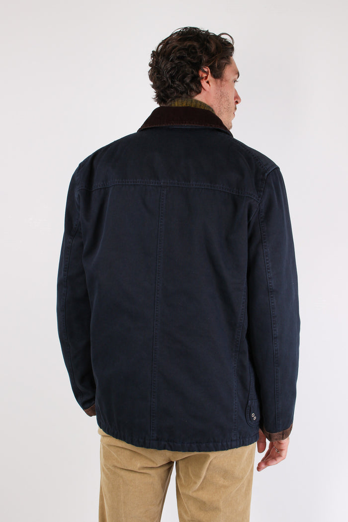 Cappotto 4 Ganci Canvas Blu-6