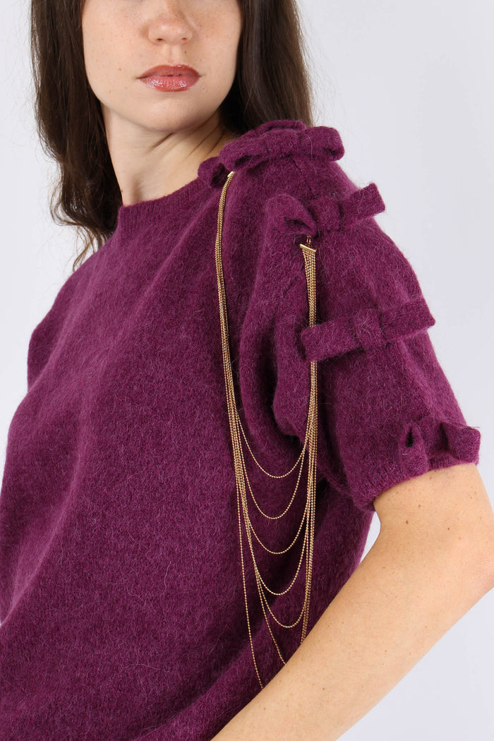 Maglia M/m Applicazione Fiocch Wine-10