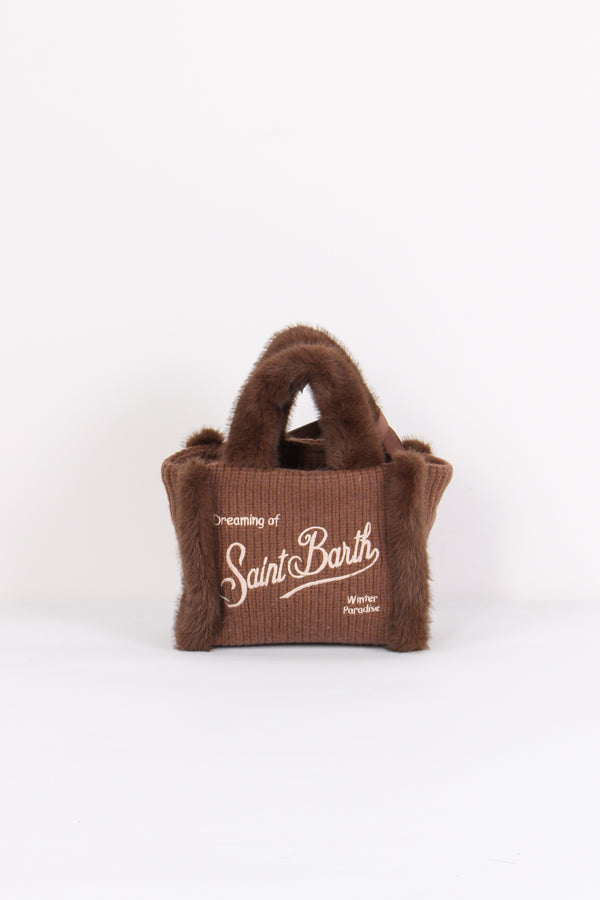 Shopping Piccola Pelliccia Marrone