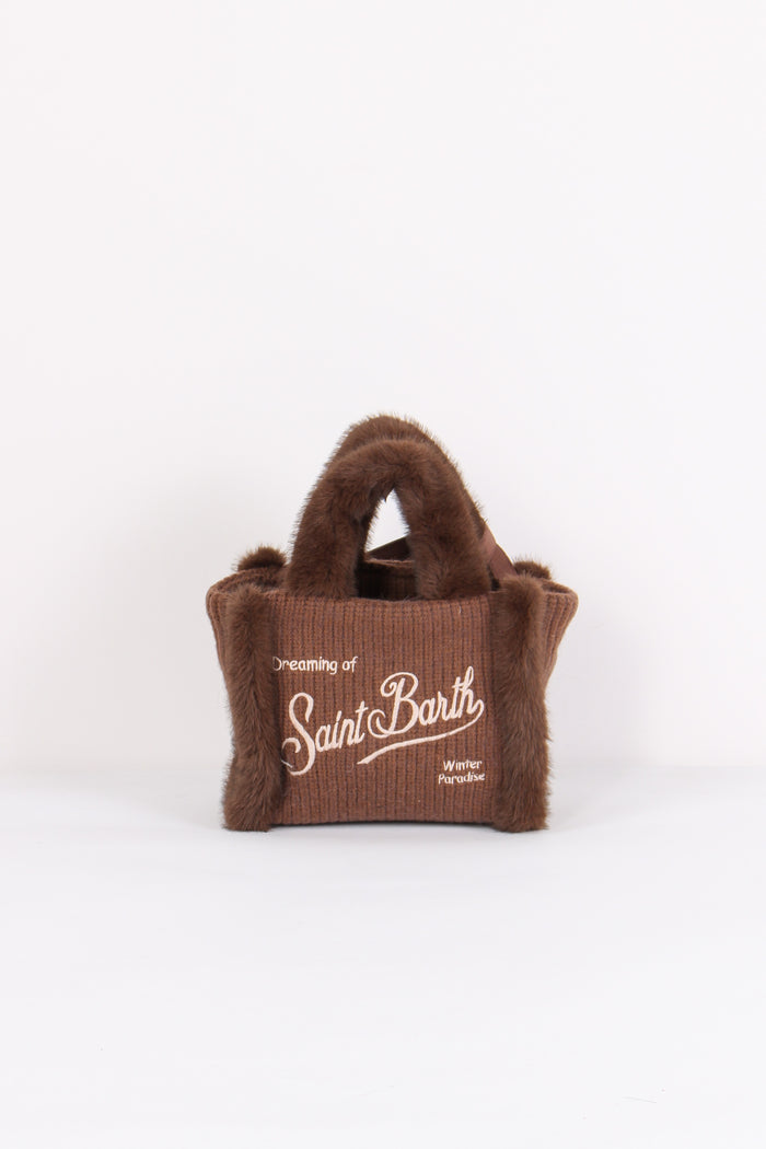 Shopping Piccola Pelliccia Marrone