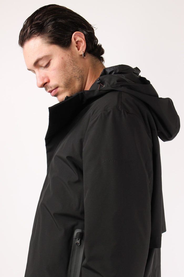 Barry Parka Cerniera Nastrata Black-3
