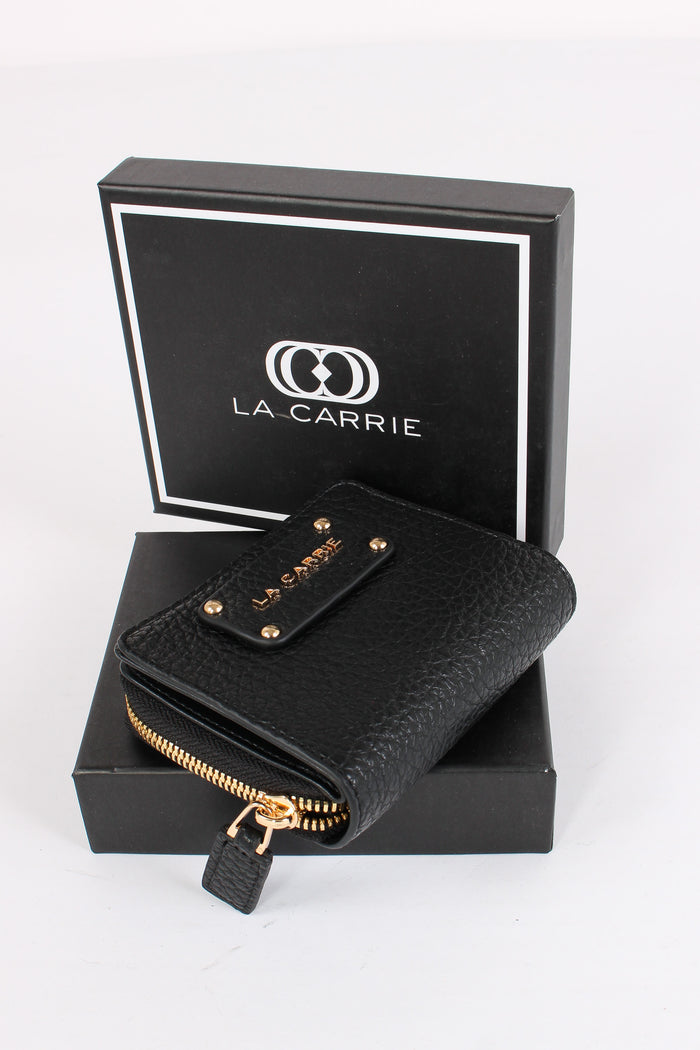 Portafoglio Piccolo Zip Black-7