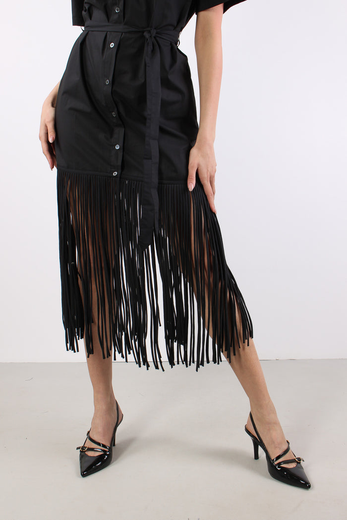 Avigliano Abito Popeline Nero-9