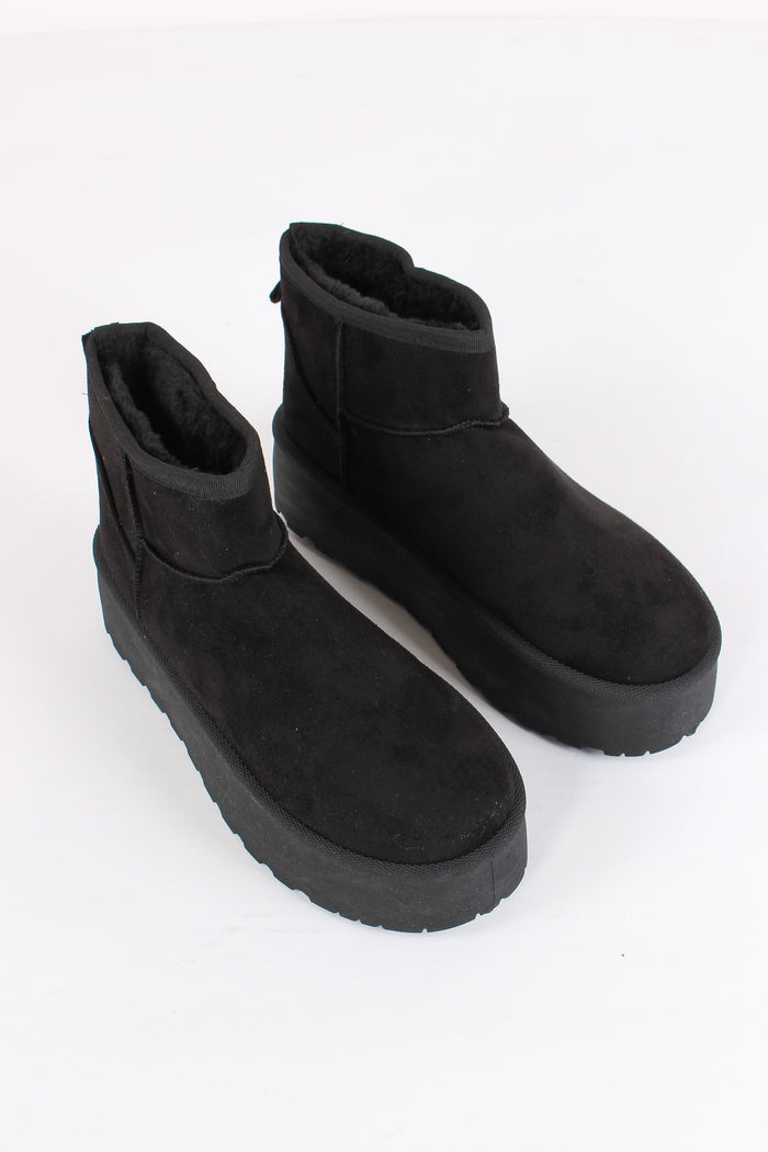 Stivale Inserto Teddy Black-4