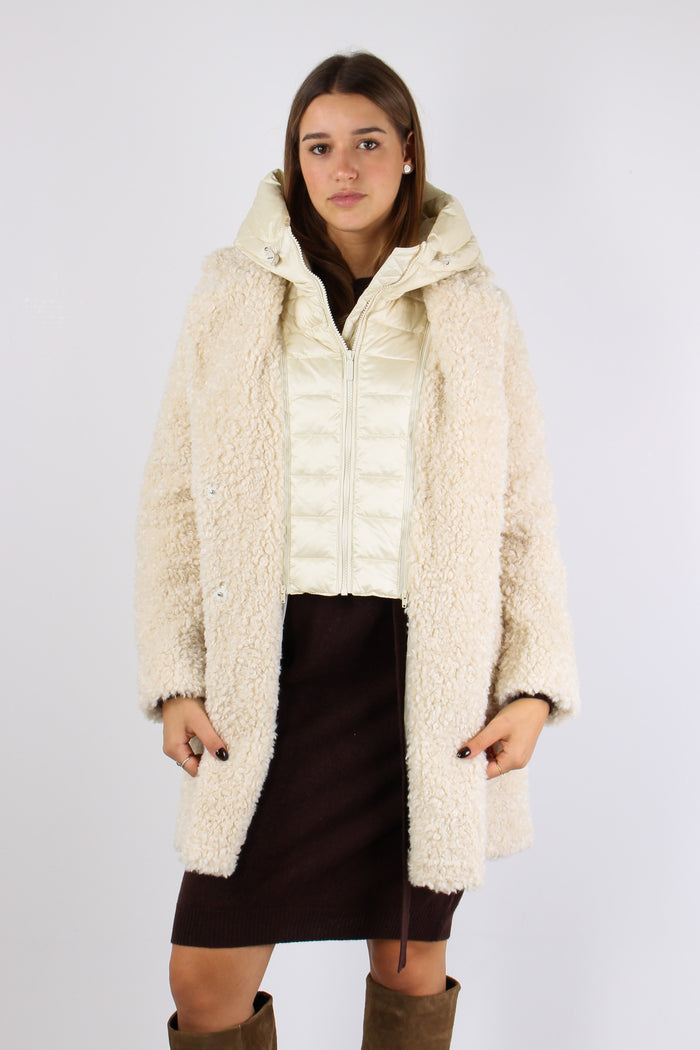 Teddy Lunghezza Media White Swan-3