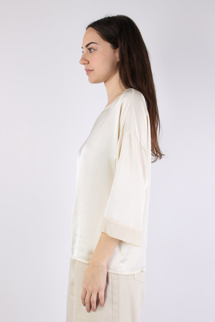 Blusa Manica 3/4 Panna-4