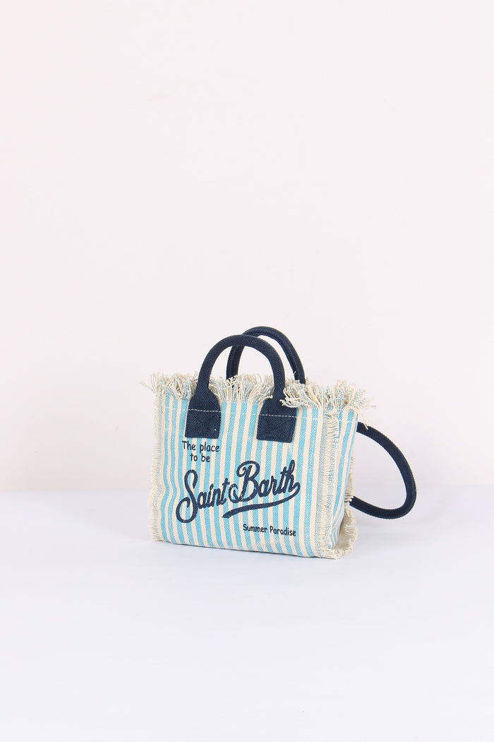 Vanity Mini Righe Azzurro/blu-2
