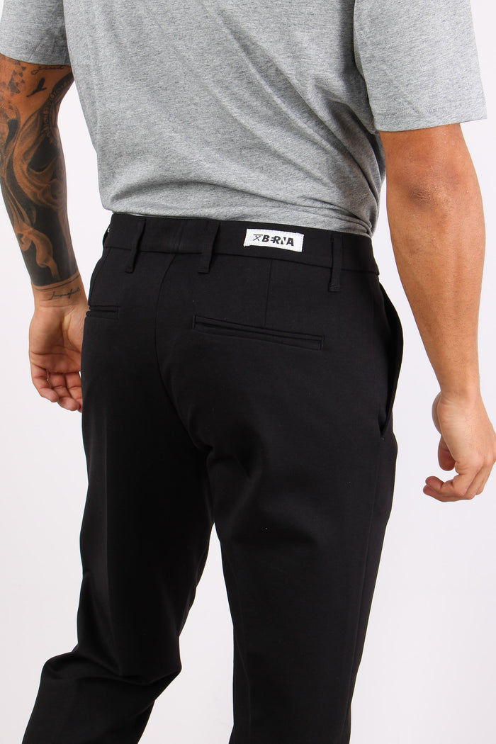 Pantalone Chino Punto Milano Nero-6