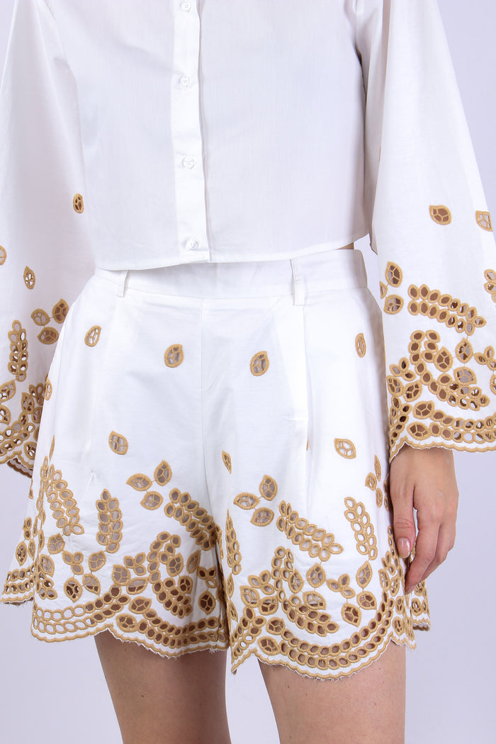 Short Sangallo Bianco-7