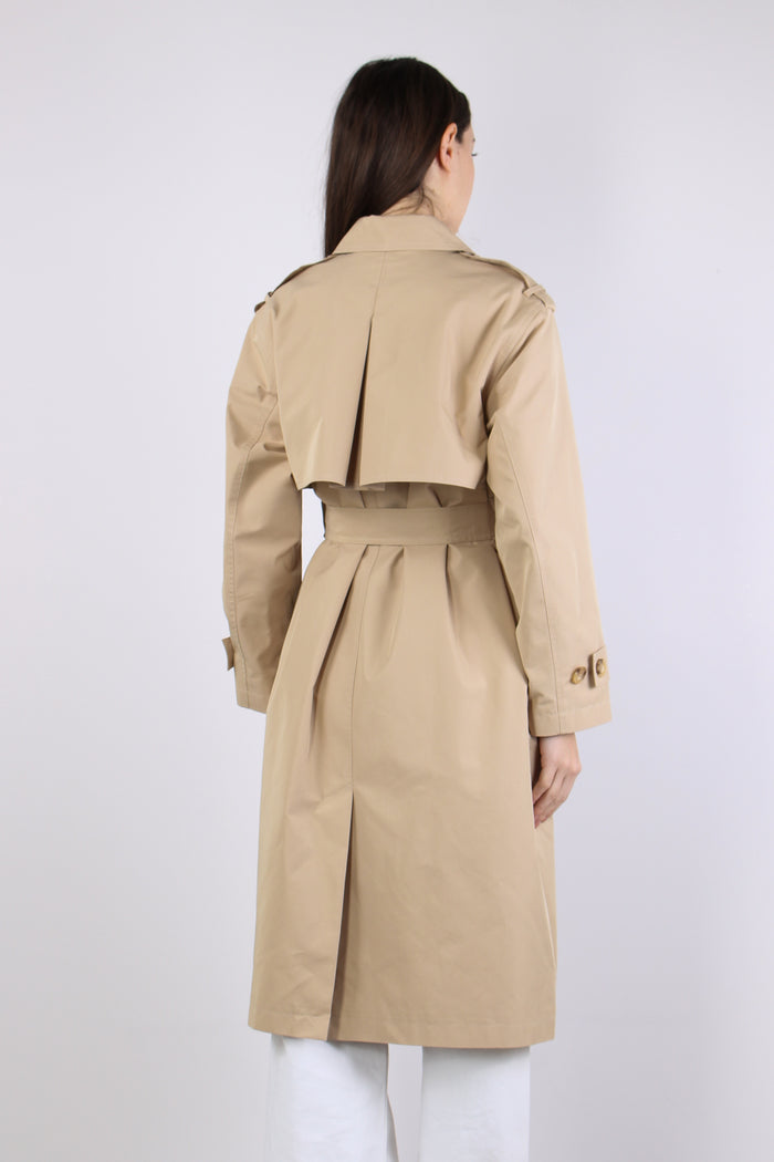 Trench Cintura Foulard Cream Beige-6
