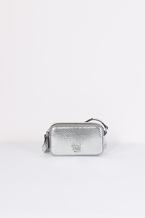 Camera Case Pelle Laminata Argento/brushed Silver