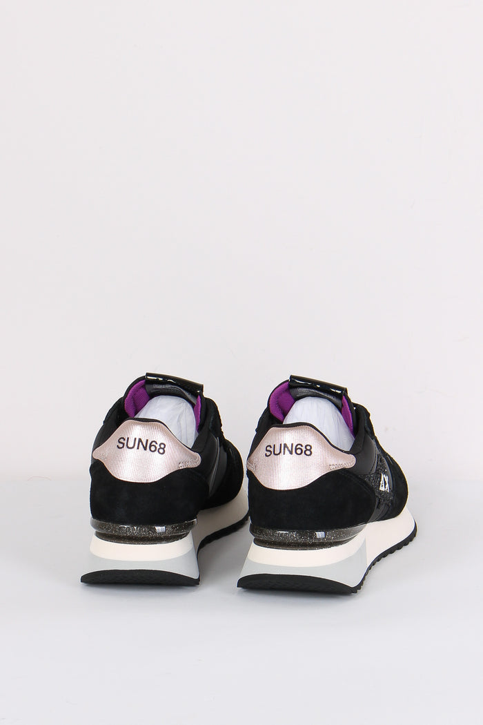 Sneaker Stargirl Glitter Logo Nero-5