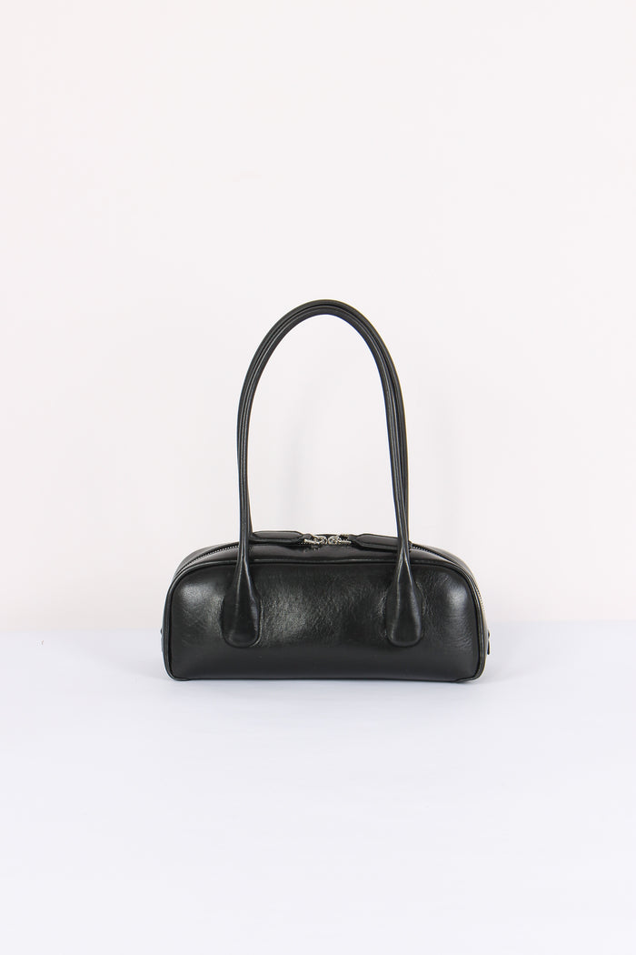 Baguette Effetto Crinkle Black-3