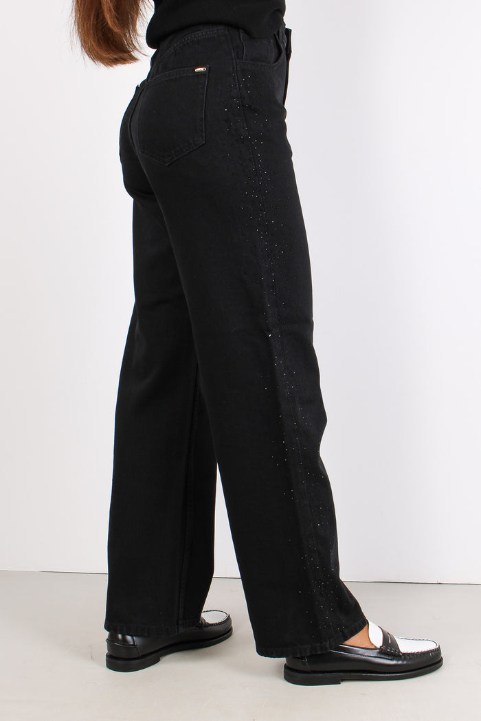 Kelinia Denim Gamba Larga Stra Nero-6