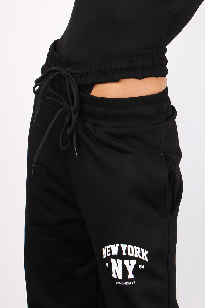 Pantalone Over New York Nero-6